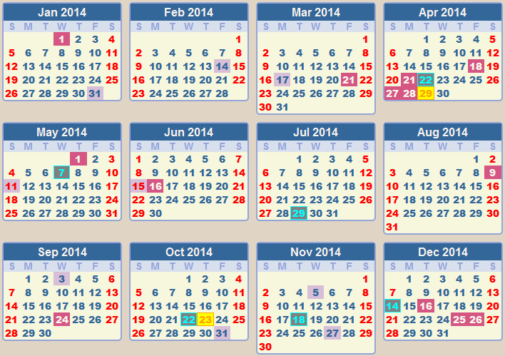 Free Template Calendar Indesign