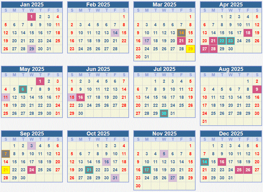 South Africa School Holidays 2025 Calendar